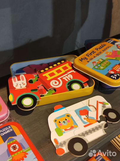 Детские развивающие пазлы новые