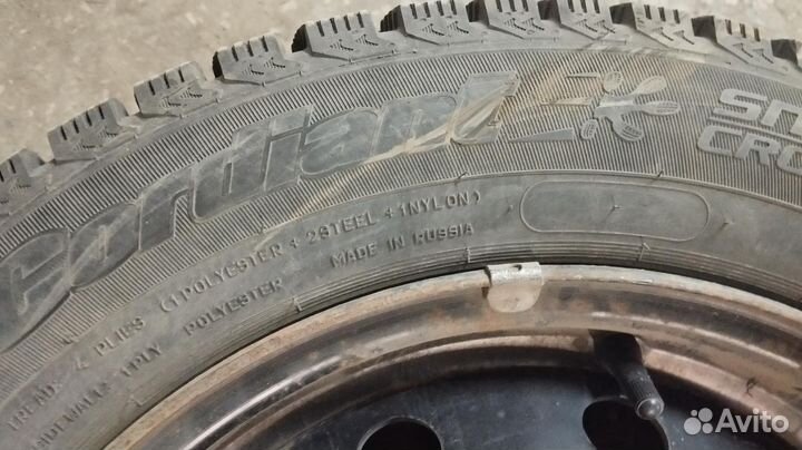 185/65 R15 Cordiant Snow Cross Зима Штампованные R