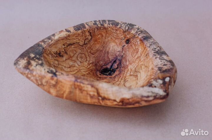 Миска/декоративная тарелка из массива Ясеня