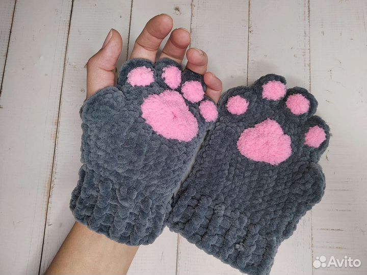 Митенки лапки. Котолапки