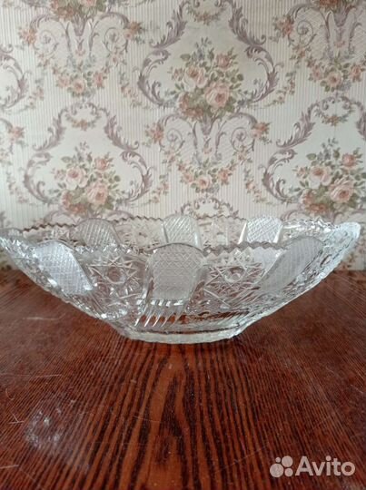 Салатники, блюдо хрусталь СССР