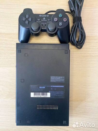 Sony PS2 Slim / Коробка & Пломба & Лиц. игра