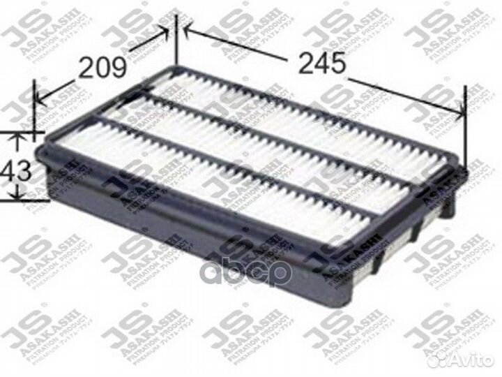 A9313 JS Asakashi Фильтр воздушный A9313 JS Asa