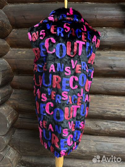 Жилетка из искусственного меха Versace