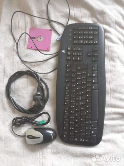 Клавиатура, мышь, кабель