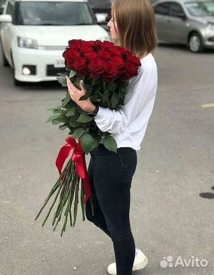 Высокие розы Гигантские розы Доставка цветов