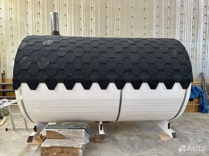 Баня бочка квадро овал