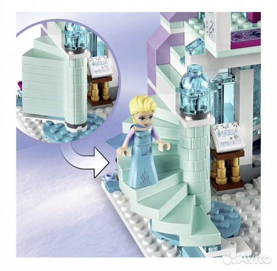 Как lego Волшебный замок Эльзы