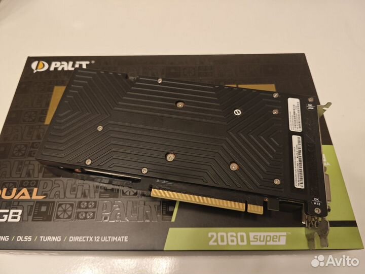 Видеокарта rtx 2060 super 8gb