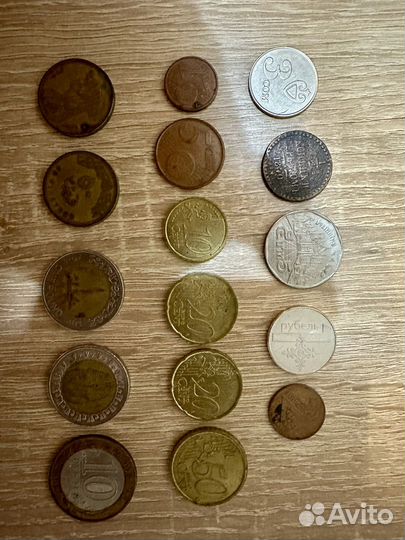 Монеты разные