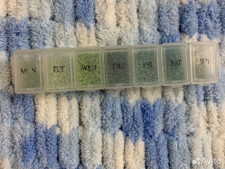 Набор бисера 7 ячеек