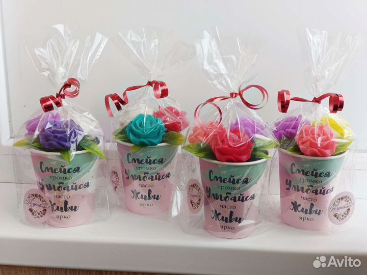 Мыльные букеты