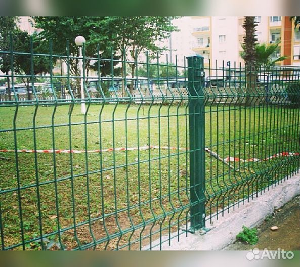 Сетка для забора 3d