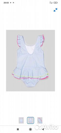 Купальник для девочки 110 новый