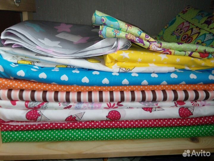 Остатки бязи, поплина, ширина 150см