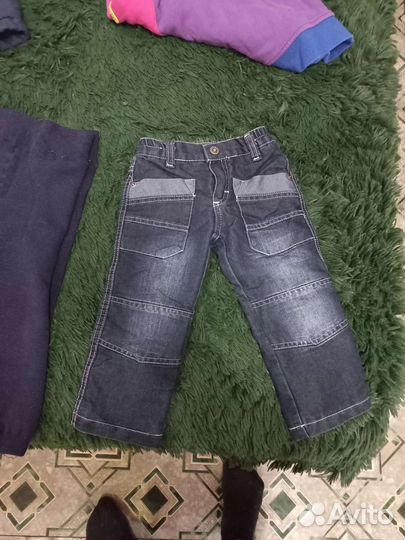 Детские вещи на мальчика 92 бу пакетом на осень