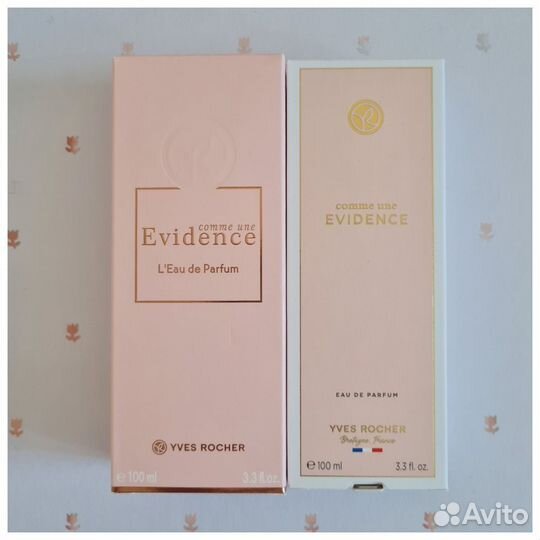 Yves rocher Evidence Эвиденс интенс духи гель