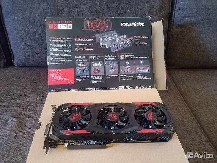 Видеокарты RX 570,580 4Gb