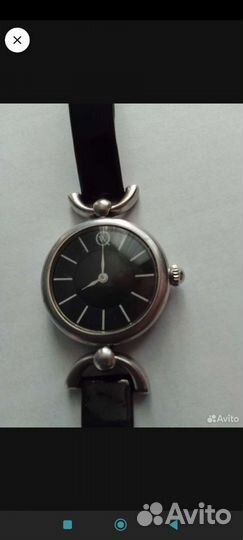 Серебряные женские часы