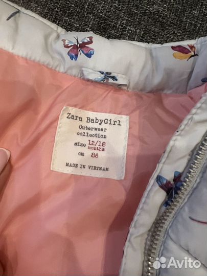 Жилетка для девочки Zara 86 см