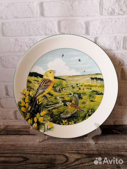 Настенная Тарелка декоративная Англия Делфт