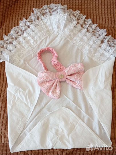 Уголок и бант на выписку