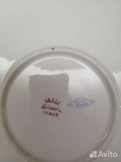 Декоративная тарелка (блюдо) Ginori фарфор