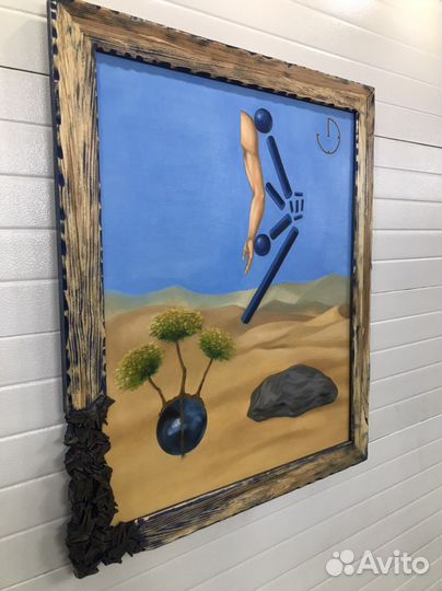 Картина маслом на холсте 1000-800 Вирус