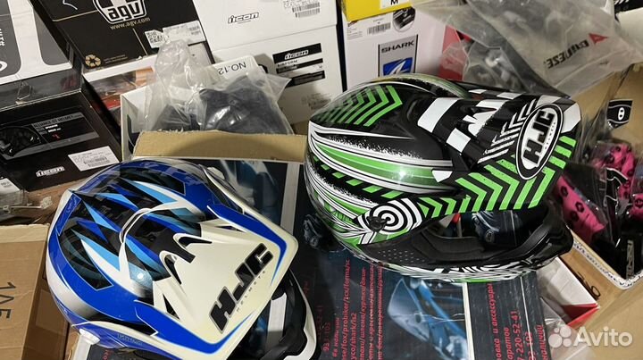 Мото шлем кроссовый hjc размер М