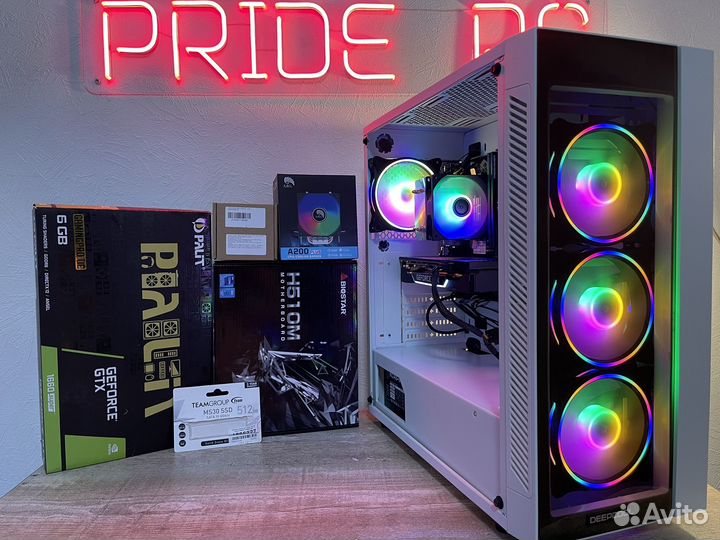 Игровой пк 10105f/1660super/гарантия