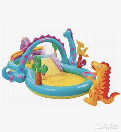 Детский бассейн с горкой