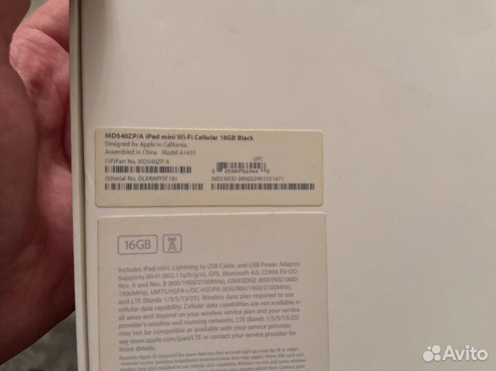 Планшет apple iPad mini