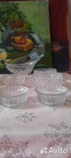 Хрусталь, конфетница, салатник и другое