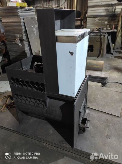 Печь для бани из толстого металла
