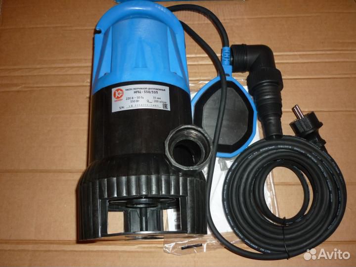 Насос дренажный Калибр нпц 550/35 п