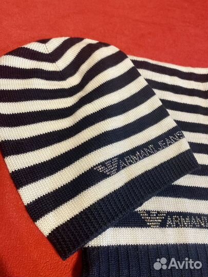 Комплект шапка и шарф Armani jeans