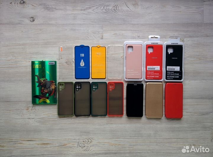 На Samsung a12 / m12 стекло чехол поклейка