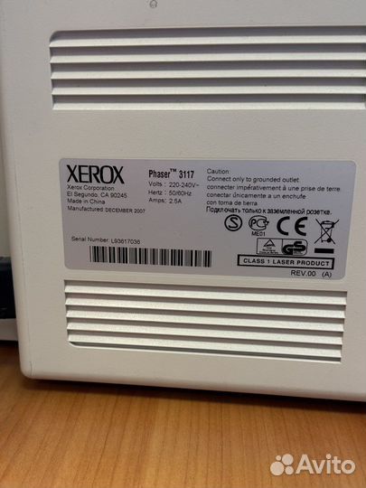 Принтер лазерный xerox