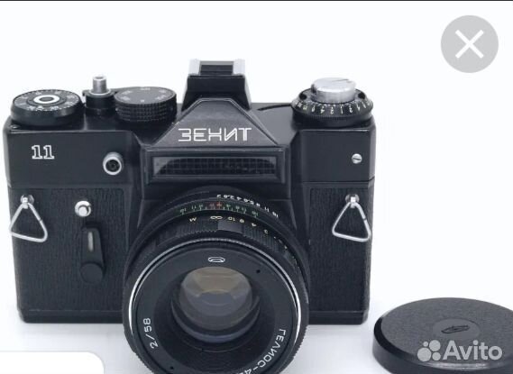 Зеркальный фотоаппарат зенит 11 с объектив