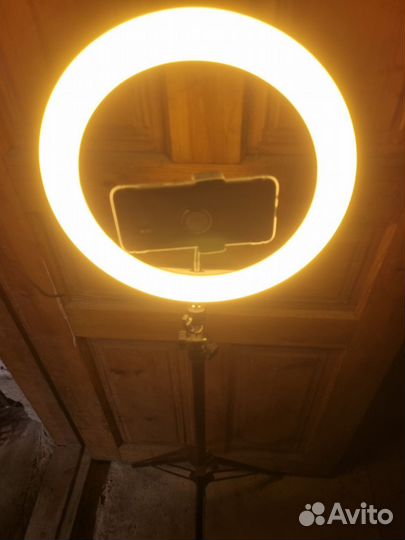 Лампа кольцевая светодиодная, блогер