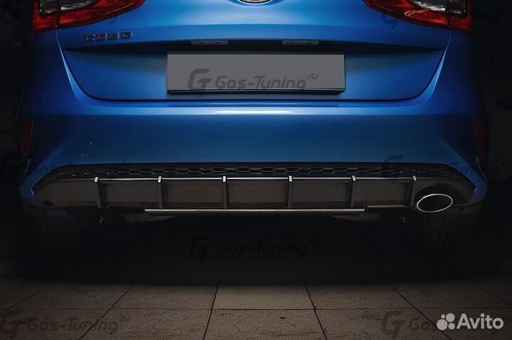 Диффузор заднего бампера GT-Line на KIA Ceed CD