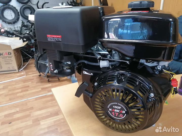Двигатель kaskad 192F (17 л. с.) вал 25 мм