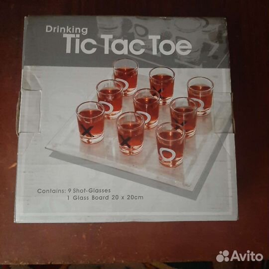 Рюмка стопка.Набор. Игра Крестики нолики