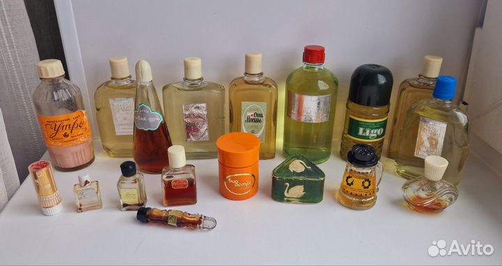 Лот парфюмерия и косметика СССР