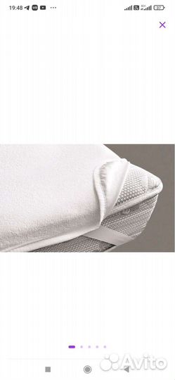 Наматрасник непромокаемый махровый 120 60