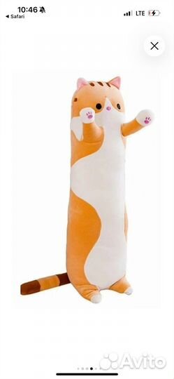 Мягкая игрушка Кот-батон