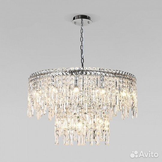 Люстра Eurosvet 60160 хрусталь Strotskis