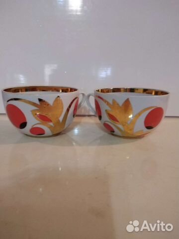 Чашки фарфор Вербилки