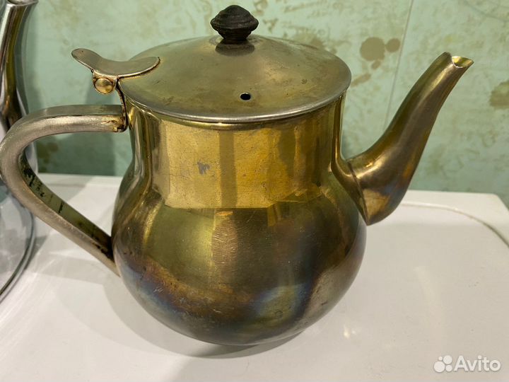 Чайники ссср,металлические,винтаж