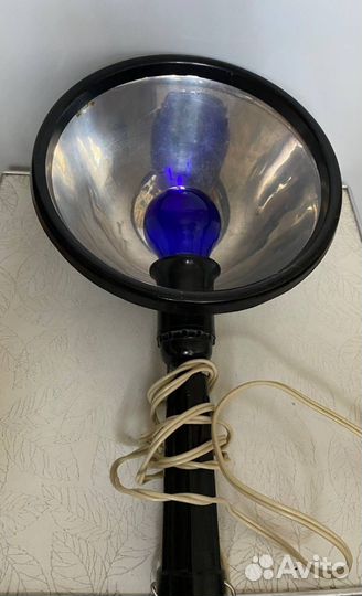 Синяя лампа рефлектор СССР